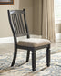 Tyler Creek Dining UPH Side Chair (2/CN)