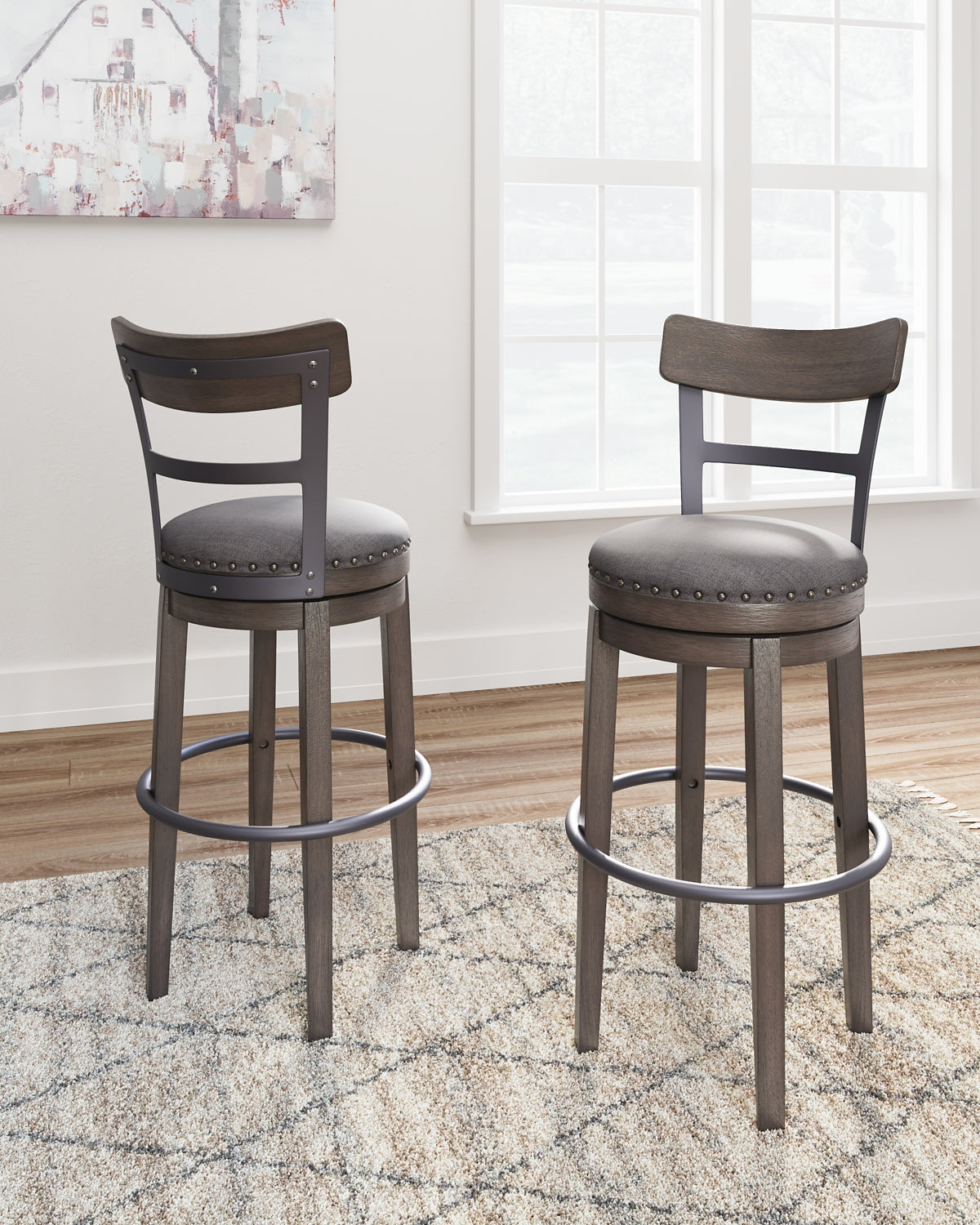 Caitbrook UPH Swivel Barstool (1/CN)