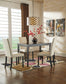 Kimonte Dining Table and 4 Chairs