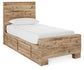 Hyanna  Panel Bed With 2 Side Storage