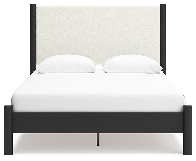 Cadmori  Upholstered Panel Bed