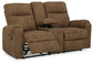 Edenwold DBL Rec Loveseat w/Console