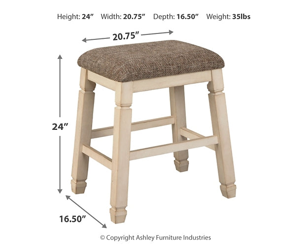 Bolanburg Upholstered Stool (2/CN)