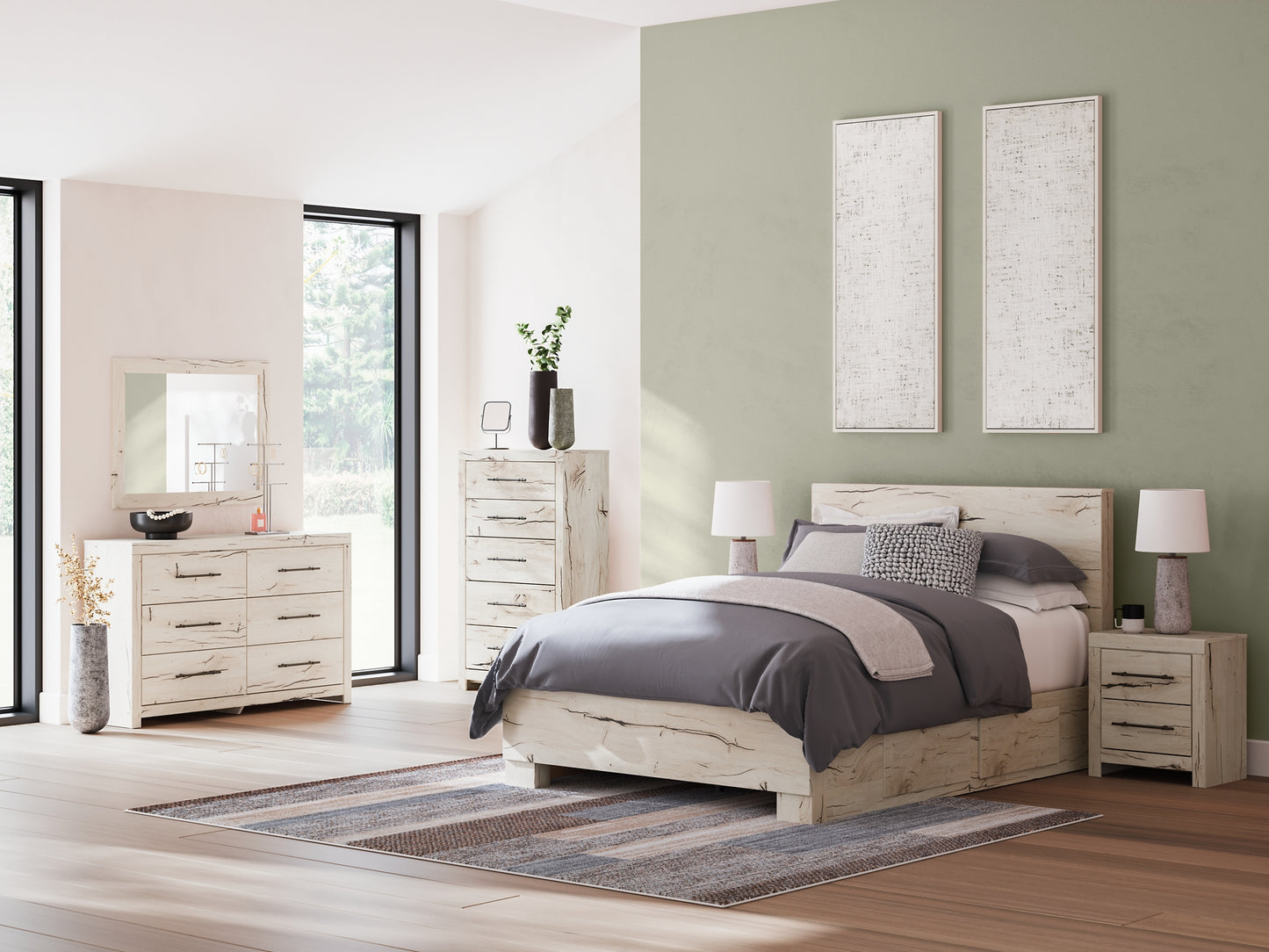 Lawroy Queen Panel Bed with Storage