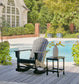 Sundown Treasure Outdoor Chair with End Table