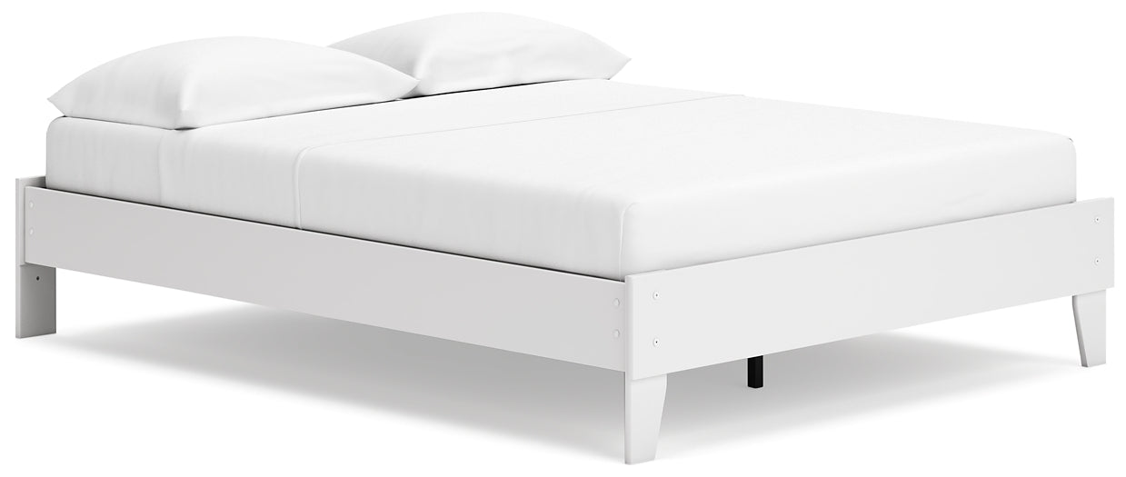 Socalle Queen Platform Bed with Dresser, Chest and Nightstand