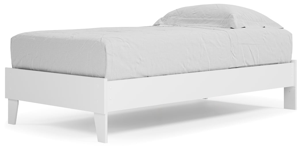 Piperton Twin Platform Bed with Dresser and 2 Nightstands