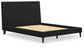 Cadmori Queen Upholstered Bed with Mirrored Dresser