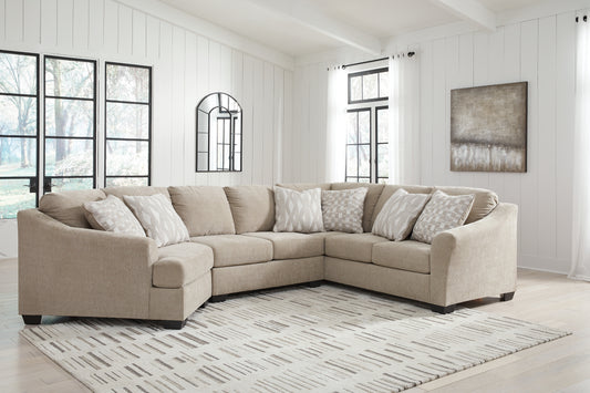 Brogan Bay 3-Piece Sectional with Cuddler