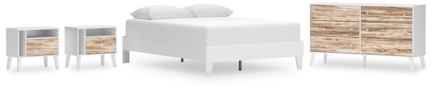 Piperton Queen Platform Bed with Dresser and 2 Nightstands