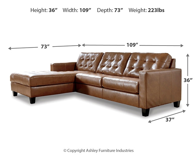 Baskove 2-Piece Sectional with Chaise