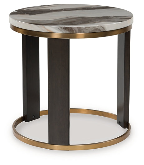 Jazmore Round End Table