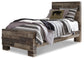 Derekson Twin Panel Bed with Dresser