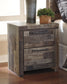 Derekson Queen/Full Panel Headboard with Mirrored Dresser, Chest and Nightstand