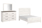 Gerridan Full Panel Bed with Mirrored Dresser