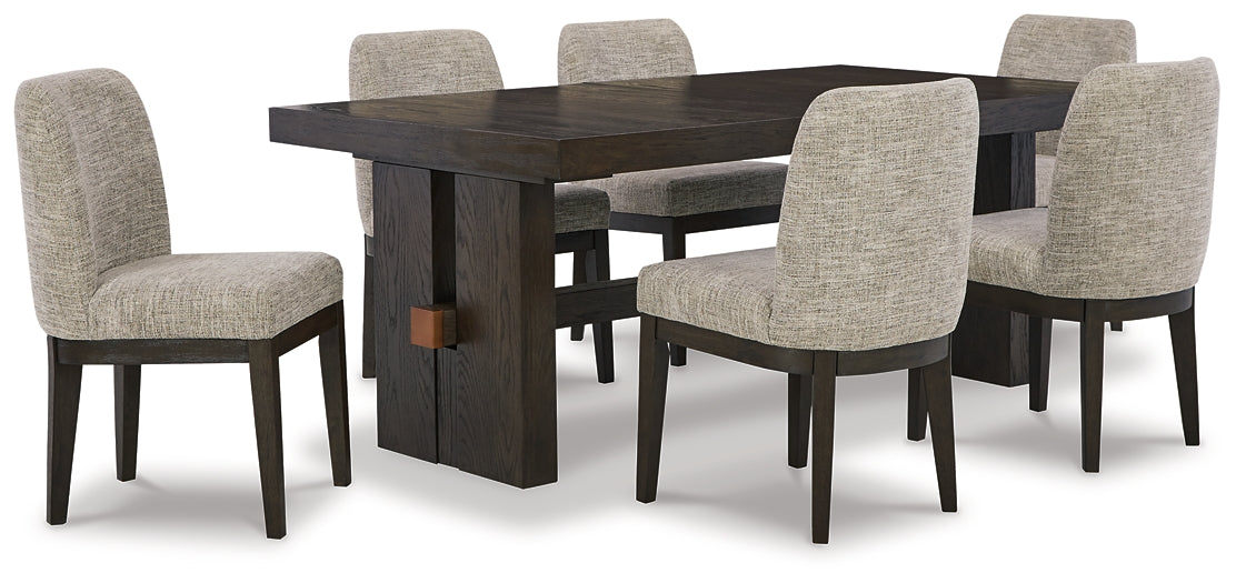 Burkhaus Dining Table and 6 Chairs