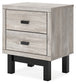 Vessalli Queen Panel Headboard with Mirrored Dresser, Chest and Nightstand