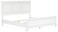 Fortman King Panel Bed with Mirrored Dresser, Chest and Nightstand