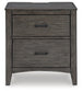 Montillan California King Panel Bed with Mirrored Dresser, Chest and Nightstand